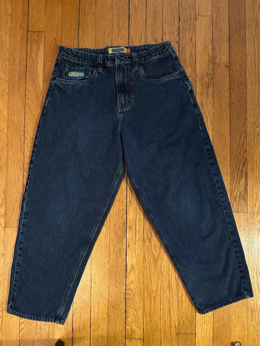 Empyre Dog Evening Ultra Loose Dark Blue Denim Skate Jeans Mens/Boys Size 28